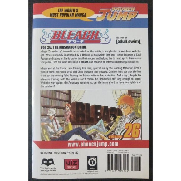 Bleach Vol 26 by Tite Kubo – Viz Mar 2009 Manga PB VG+ - Picture 2 of 2